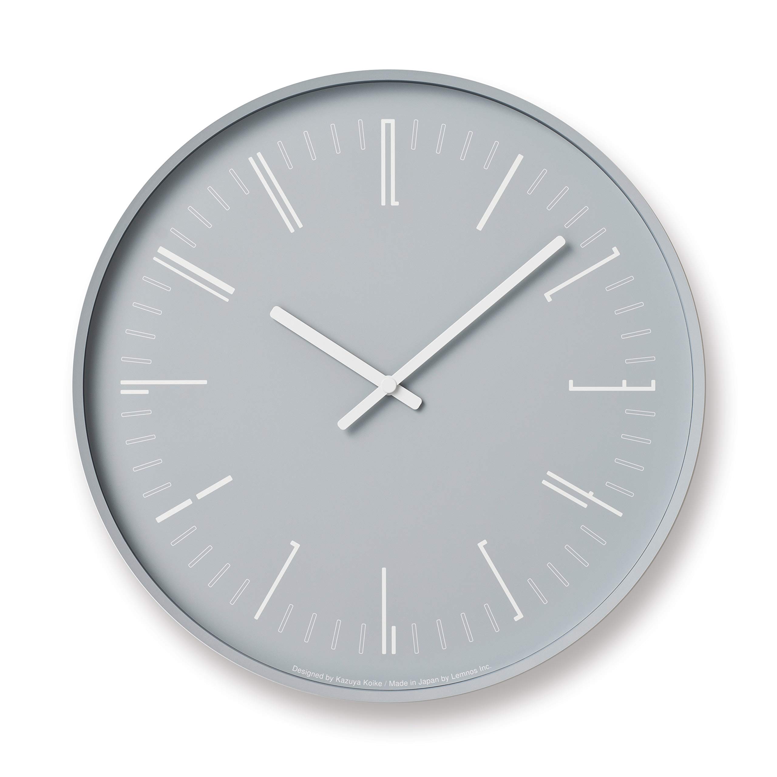 Lemnos Draw Wall Clock, Analog, Gray, KK18-13 GY
Lemnos Draw Wall Clock, Analog, Gray, KK18-13 GY