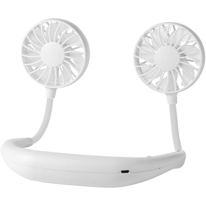 Ventilateur personnel mains libres, ventilateur de cou portable, mini ventilateur rechargeable par USB, ventilateur tour de cou de s
Ventilateur personnel mains libres, ventilateur de cou portable, mini ventilateur rechargeable par USB, ventilateur tour de cou de s