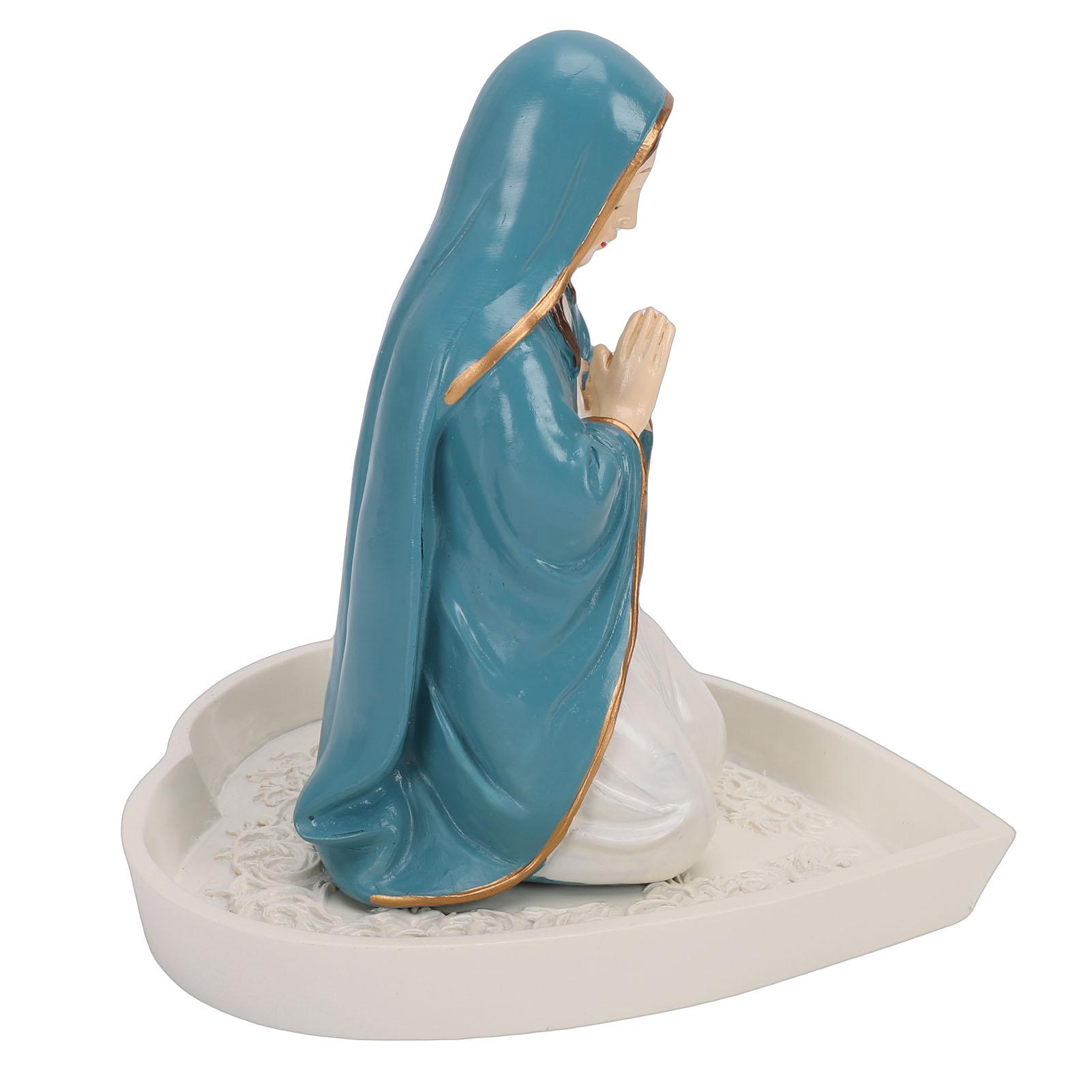 Virgin Mary Rosary Holder Elegant Resin Statue Desktop Ornament Virgin Mary Jewelry Stand for Necklace
Virgin Mary Rosary Holder Elegant Resin Statue Desktop Ornament Virgin Mary Jewelry Stand for Necklace