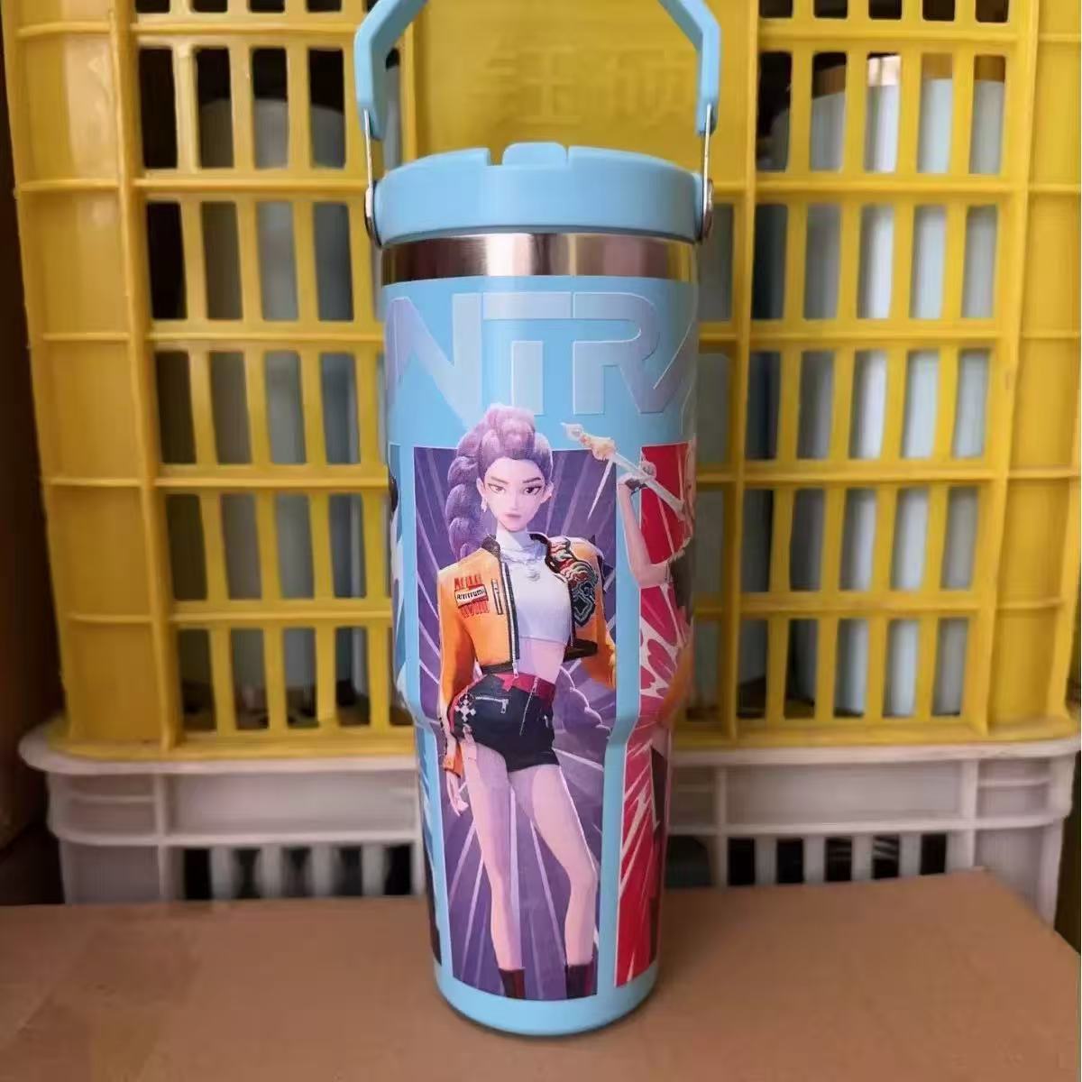 New Bingba Cup Stainless Steel Portable Car Cup Vacuum Straw Witch Hunter Group Insulated Cup 900ml синий
New Bingba Cup Stainless Steel Portable Car Cup Vacuum Straw Witch Hunter Group Insulated Cup 900ml синий