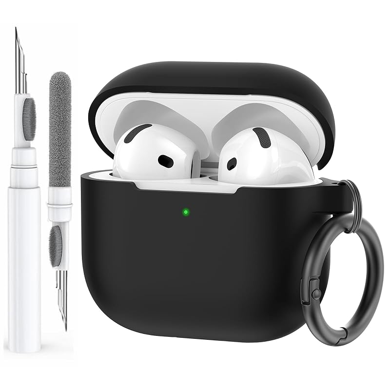 AhaStyle AirPods 4 case cover (2024) Comes with cleaning kit soft silicone 4th generation full body Shockproof skin Apple 4 compatible USB-C charging
AhaStyle AirPods 4 case cover (2024) Comes with cleaning kit soft silicone 4th generation full body Shockproof skin Apple 4 compatible USB-C charging