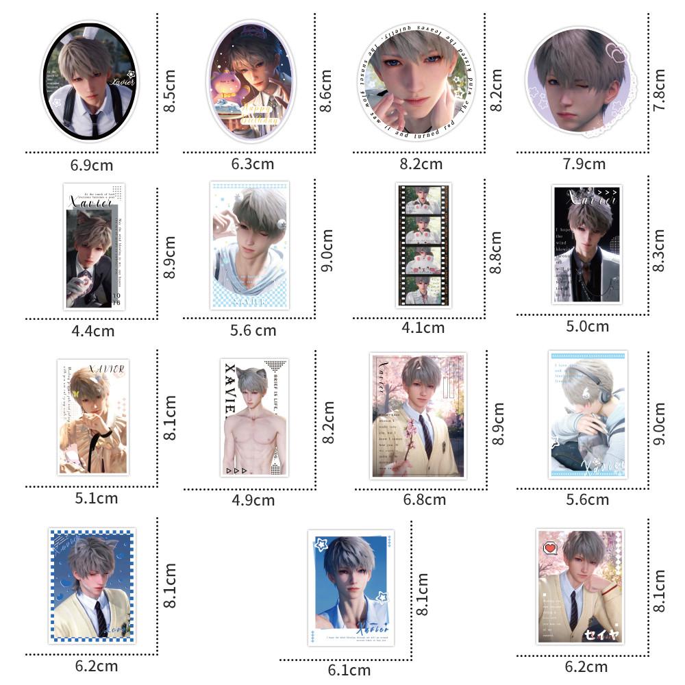 30-Piece Shen Xinghui Stickers - Decorative Decals for Phone Cases, Notebooks & Backpacks
30-Piece Shen Xinghui Stickers - Decorative Decals for Phone Cases, Notebooks & Backpacks