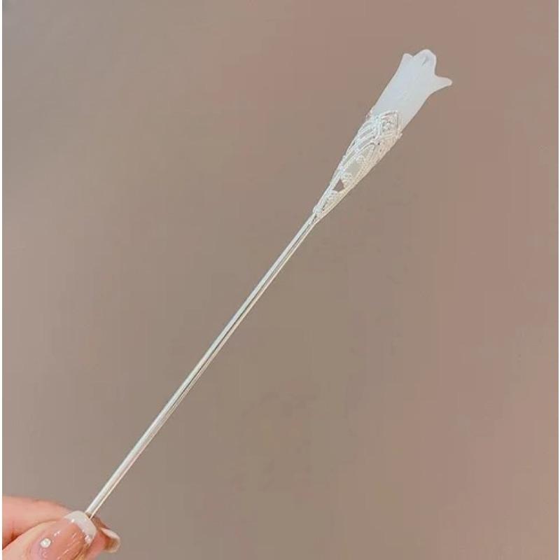 Розкішна шпилька для волосся з квітами для жінок у китайському стилі, з квітковими, метеликовими китицями, елегантна металева ювелірна шпилька, шпильки для волосся
Розкішна шпилька для волосся з квітами для жінок у китайському стилі, з квітковими, метеликовими китицями, елегантна металева ювелірна шпилька, шпильки для волосся