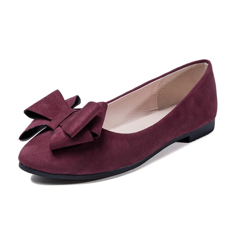 2017 spring and autumn new Korean version of sweet princess fan elegant shallow mouth pointed suede flat heel bow shoes 40 бордовый
2017 spring and autumn new Korean version of sweet princess fan elegant shallow mouth pointed suede flat heel bow shoes 40 бордовый