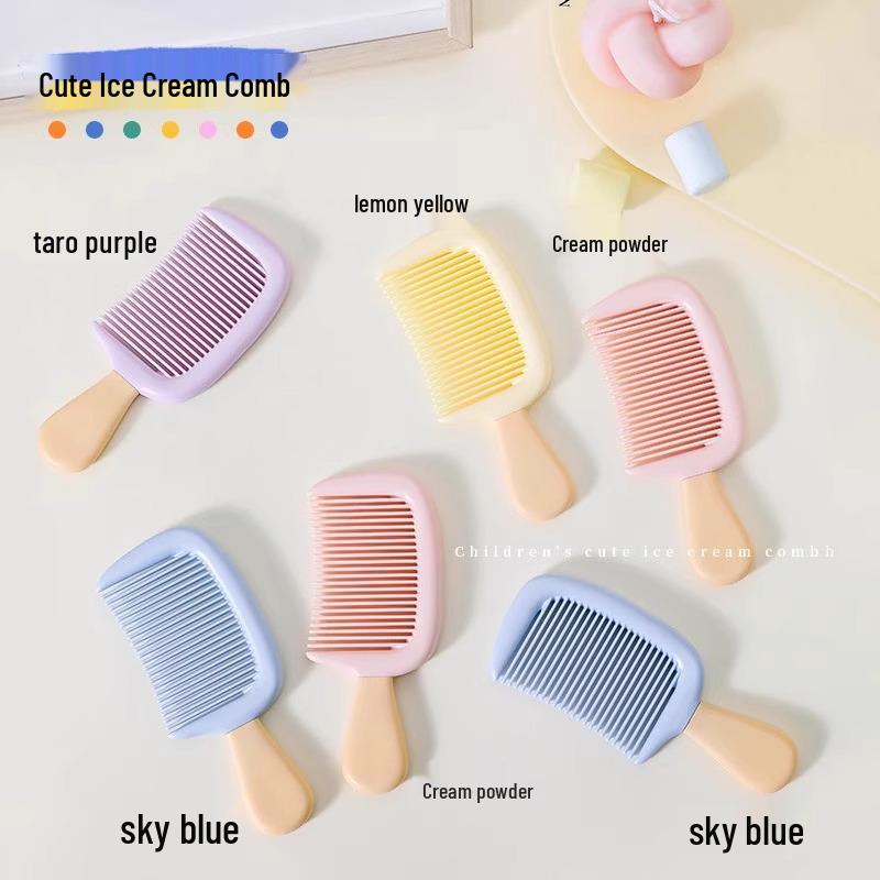 Durable Pocket Ice Cream Comb: Anti-Static, Thickened, Small/Medium Teeth, Portable for Children s Hair.
Durable Pocket Ice Cream Comb: Anti-Static, Thickened, Small/Medium Teeth, Portable for Children s Hair.