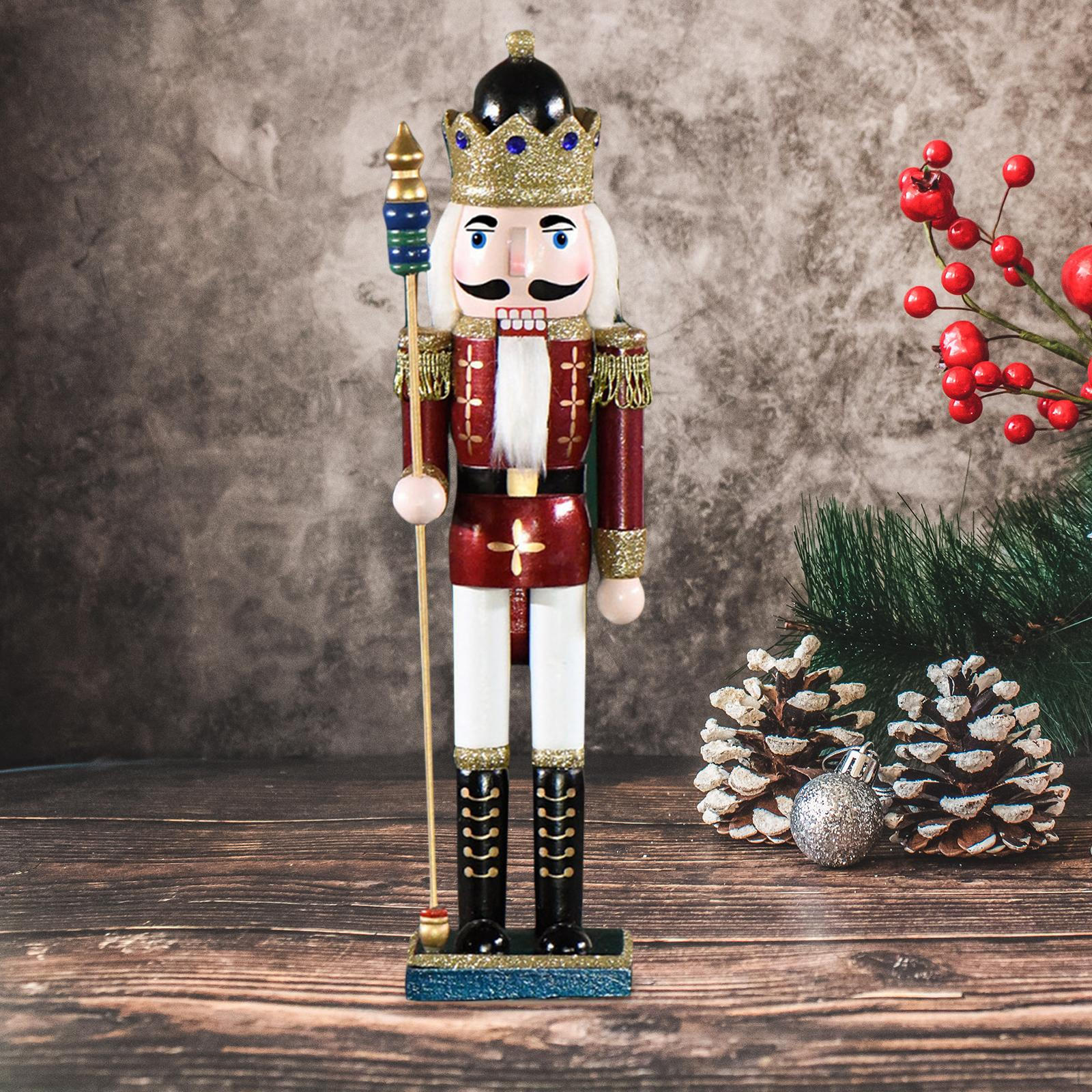 14.96inch Wooden Nutcracker Ornament Puppet Toy for Living Room Desktop Party Decor
14.96inch Wooden Nutcracker Ornament Puppet Toy for Living Room Desktop Party Decor