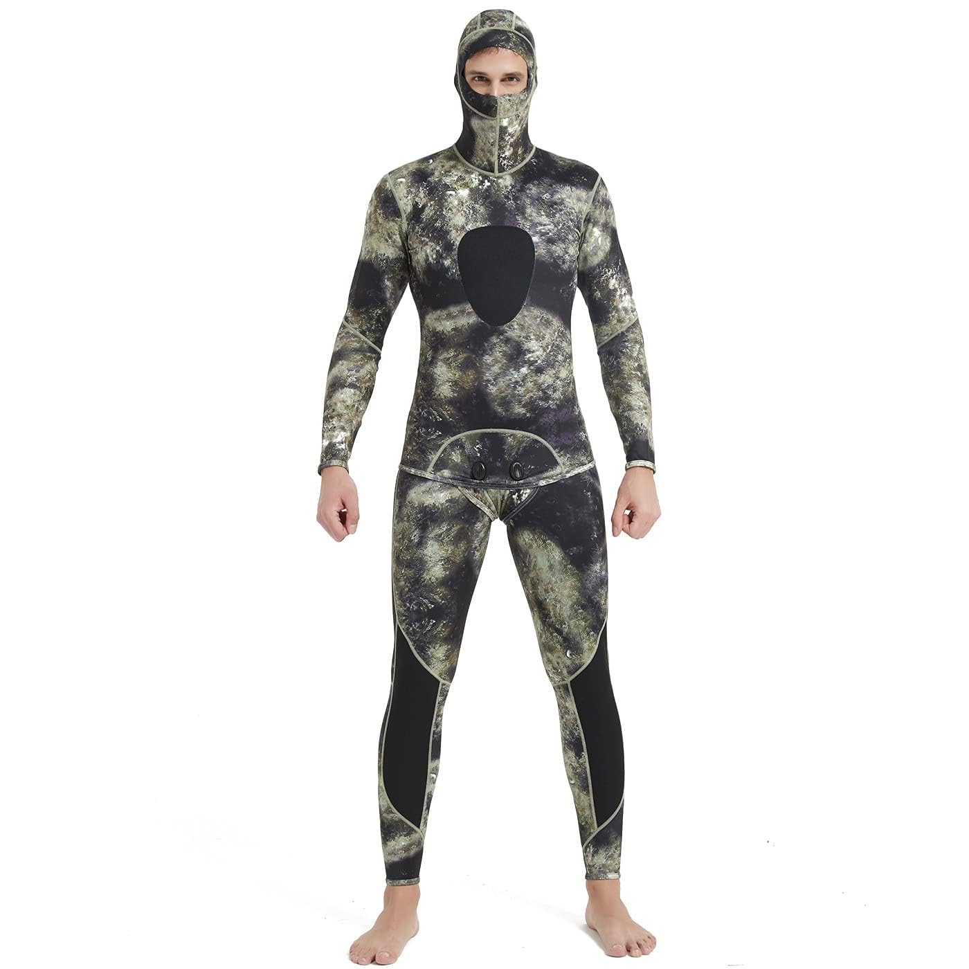 MORGEN SKY Wetsuit for Integrated Top and Bottom Long Camo Jersey Fleece MY009 Men, 5mm/3mm, Spearfishing, Two-Piece, Diving, Hood, 2-Piece, Set,
MORGEN SKY Wetsuit for Integrated Top and Bottom Long Camo Jersey Fleece MY009 Men, 5mm/3mm, Spearfishing, Two-Piece, Diving, Hood, 2-Piece, Set,