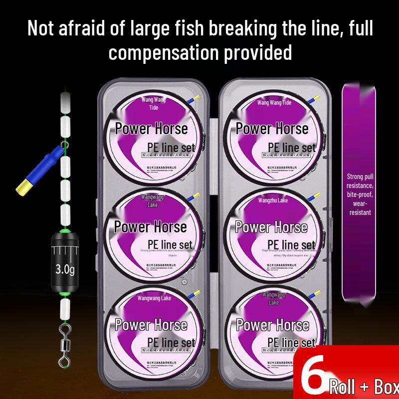 Genuine Dahli Ma PE Fishing Line Set for Crucian and Silver Carp No. 2.5
Genuine Dahli Ma PE Fishing Line Set for Crucian and Silver Carp No. 2.5