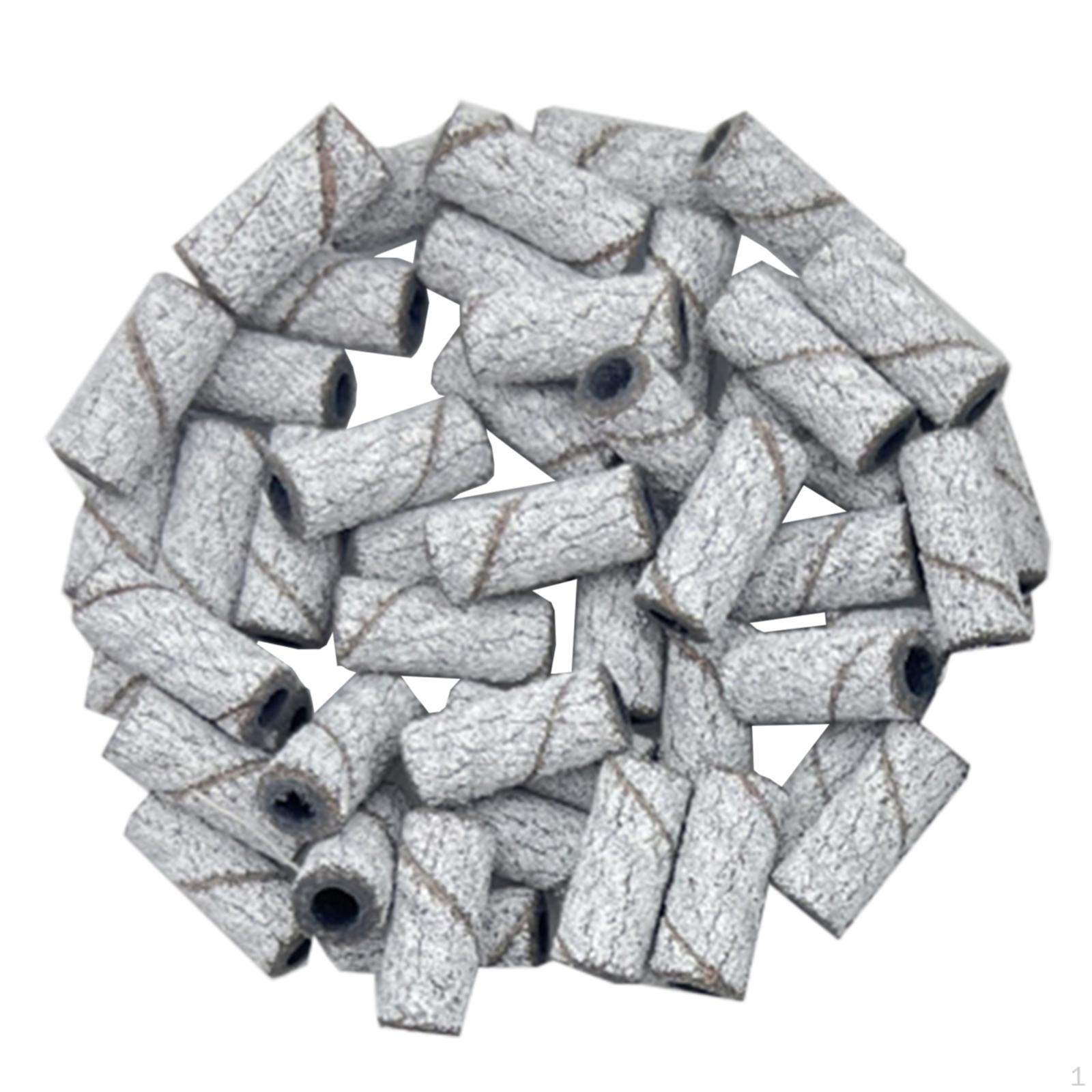 50 шт. мини-ленты для шлифовки ногтей, полировка ногтей, гель-лак для снятия маникюра, аксессуары для искусства White 150