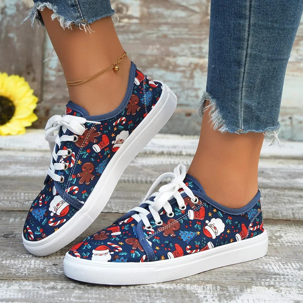 Рождественские кроссовки, женская обувь, новая осенняя мода, принт Санты, милые повседневные туфли на плоской подошве, женская обувь, праздничная вулканизированная обувь 2024 43 темно-синий
Рождественские кроссовки, женская обувь, новая осенняя мода, принт Санты, милые повседневные туфли на плоской подошве, женская обувь, праздничная вулканизированная обувь 2024 43 темно-синий