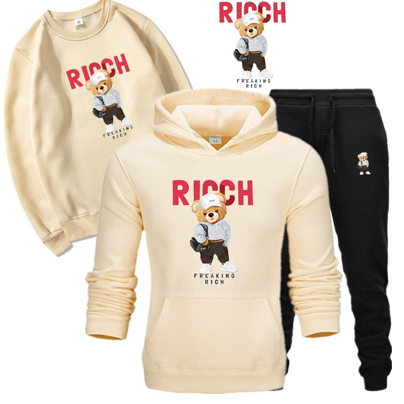 Осень-зима, мужские и женские толстовки, повседневные комплекты из 3 предметов, флисовые спортивные штаны, спортивные костюмы, комплекты
Осень-зима, мужские и женские толстовки, повседневные комплекты из 3 предметов, флисовые спортивные штаны, спортивные костюмы, комплекты