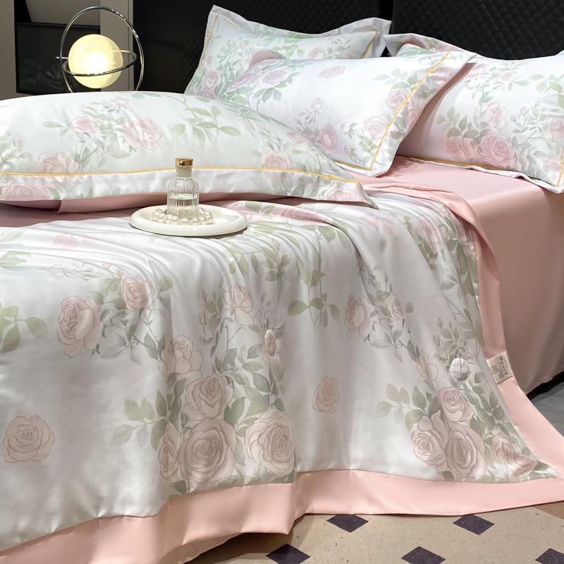 Роскошный моющийся шелковый комплект одеяла: Прохладный летний тенсел и ледяной шелк для кондиционирования воздуха 150x200cm Single Quilt
Роскошный моющийся шелковый комплект одеяла: Прохладный летний тенсел и ледяной шелк для кондиционирования воздуха 150x200cm Single Quilt