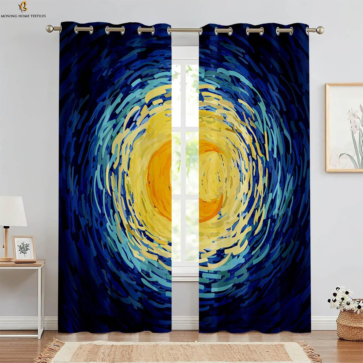 Window Curtains Landscape Starry Sky Oil Painting 3d Printing Curtains Bedroom Study Living Room Decorative Curtains 2 Pieces W50xH130(CM)x2PCS&Rod pocket
Window Curtains Landscape Starry Sky Oil Painting 3d Printing Curtains Bedroom Study Living Room Decorative Curtains 2 Pieces W50xH130(CM)x2PCS&Rod pocket