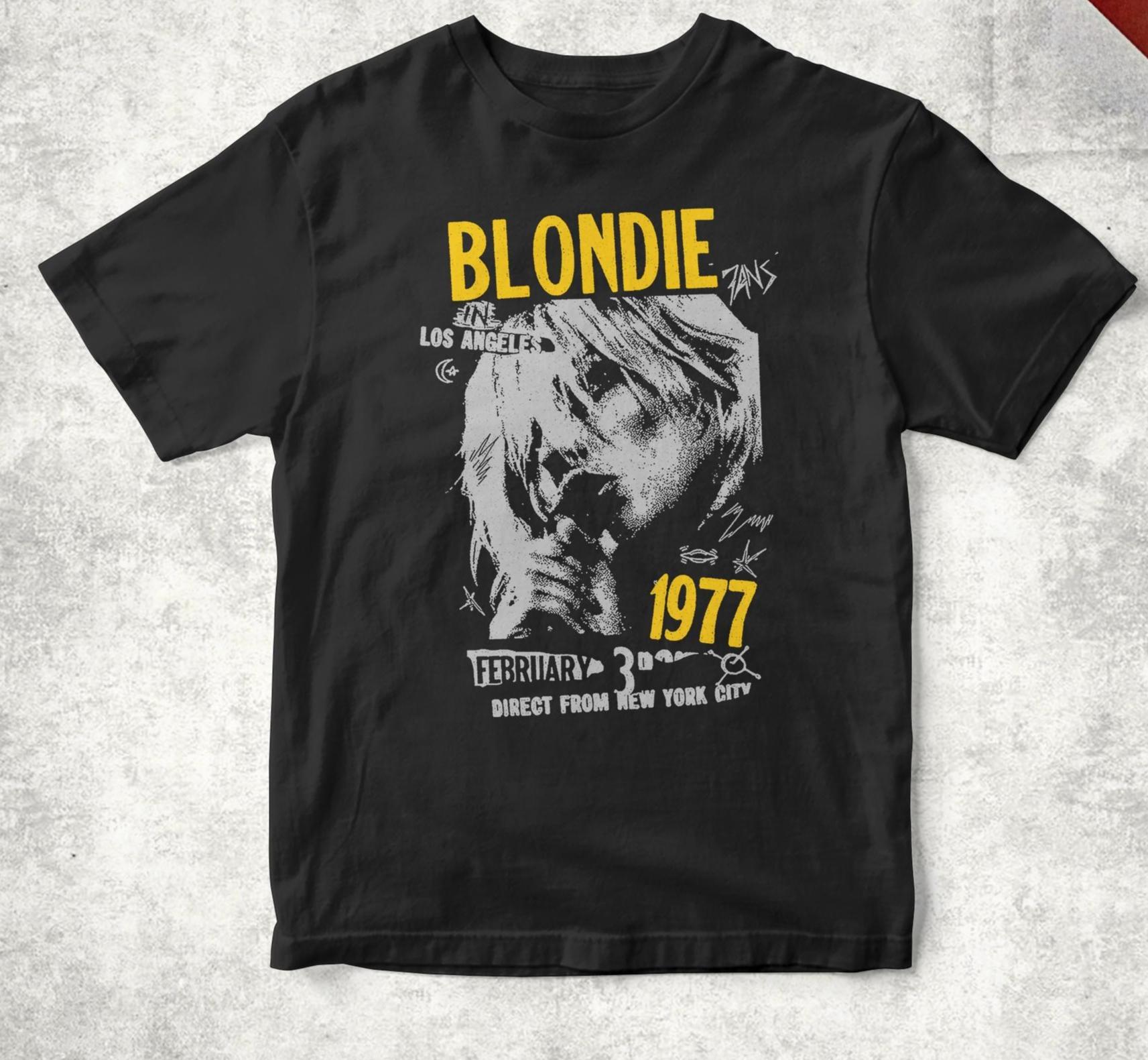 Blondie Retro Unisex TShirt Pure Cotton AllSeason Casual LooseFitting Streetwear harajuku shirts vintage t shirt S
Blondie Retro Unisex TShirt Pure Cotton AllSeason Casual LooseFitting Streetwear harajuku shirts vintage t shirt S