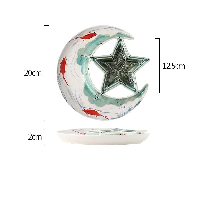1PC Japanese Tableware Dumpling Plate with Vinegar Plate Creative Breakfast Ceramics Commercial Tableware Creative Household 8 inches
1PC Japanese Tableware Dumpling Plate with Vinegar Plate Creative Breakfast Ceramics Commercial Tableware Creative Household 8 inches