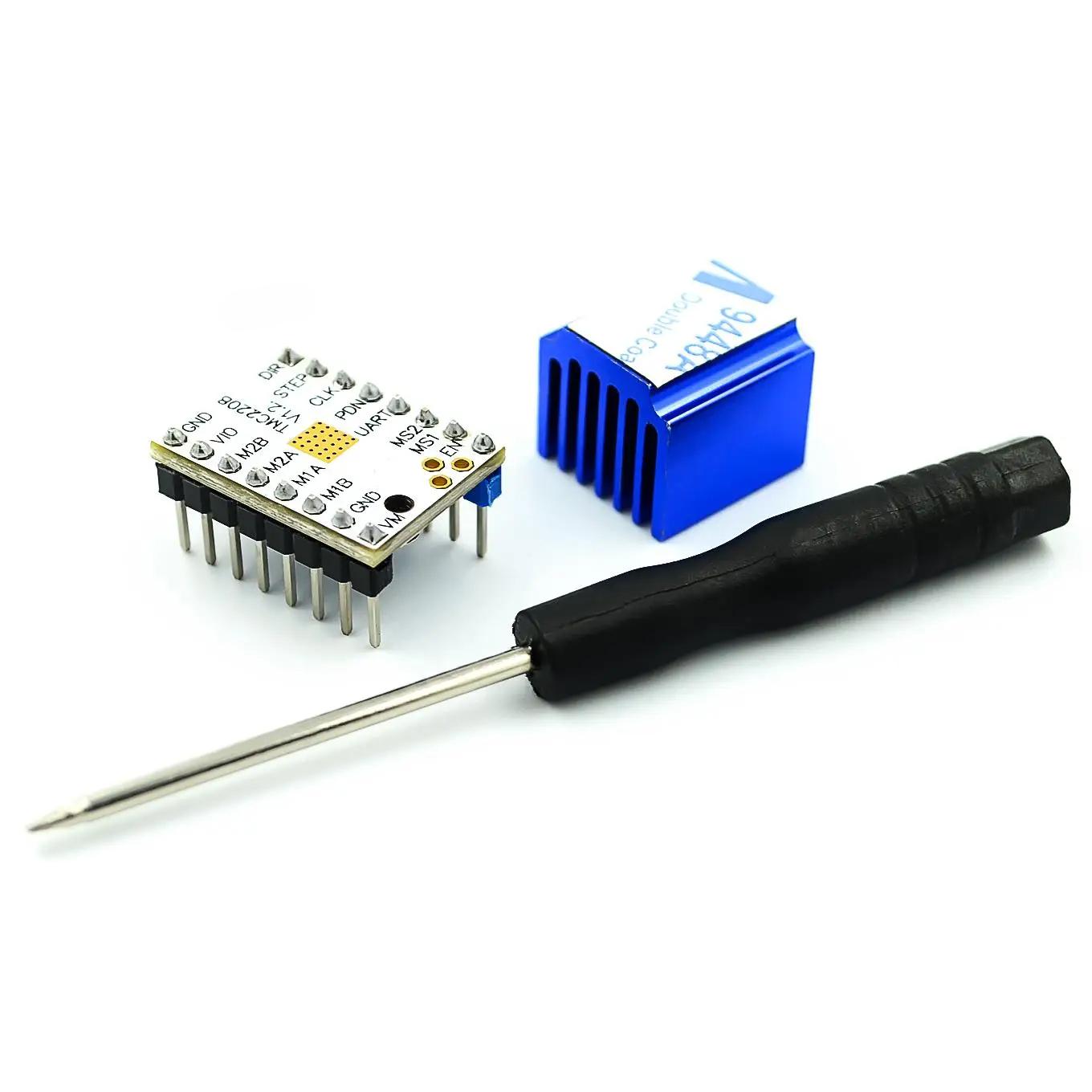 TMC2208 Драйвер крокового двигуна Stepstick Драйвер Mute MKS 3D Printer Parts SKR V1.3 Ramps 1.4 1.6 Control Board
TMC2208 Драйвер крокового двигуна Stepstick Драйвер Mute MKS 3D Printer Parts SKR V1.3 Ramps 1.4 1.6 Control Board