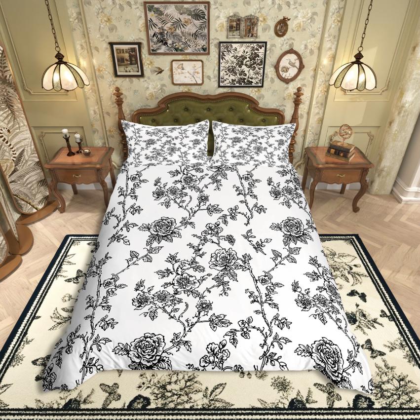 Homewish Chic Flower Duvet Cover SetBotanical Plants For Teens Bedding SetVintage Floral Decor EU Single(135*200cm)3pcs
Homewish Chic Flower Duvet Cover SetBotanical Plants For Teens Bedding SetVintage Floral Decor EU Single(135*200cm)3pcs