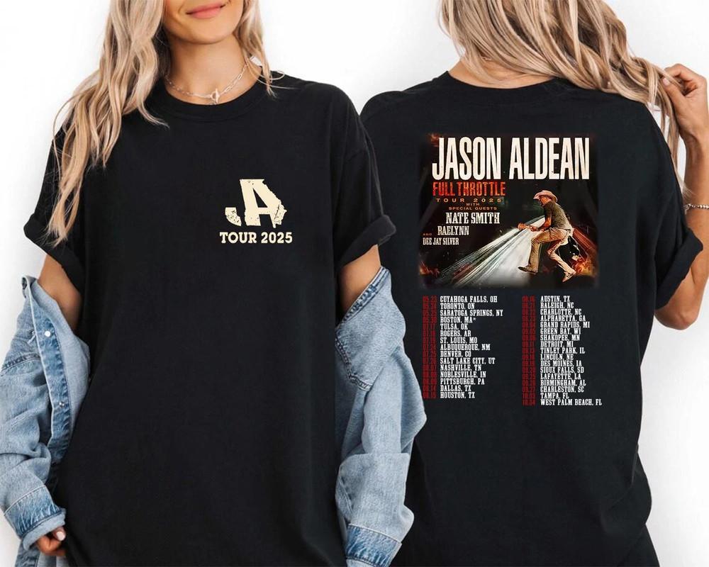 Full Throttle Tour 2025 Jason Aldean Country Music Concert Double Sided TShirt Unisex T-Shirt XXXL
Full Throttle Tour 2025 Jason Aldean Country Music Concert Double Sided TShirt Unisex T-Shirt XXXL