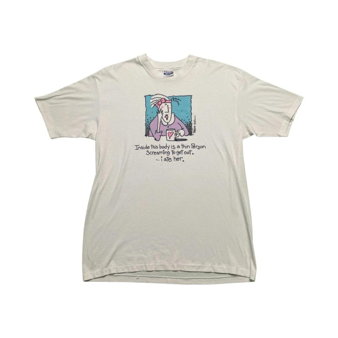 VTG 90s Funny Sarcastic Dark Humor Comic Single Stitch T-Shirt Sz XL XL
VTG 90s Funny Sarcastic Dark Humor Comic Single Stitch T-Shirt Sz XL XL