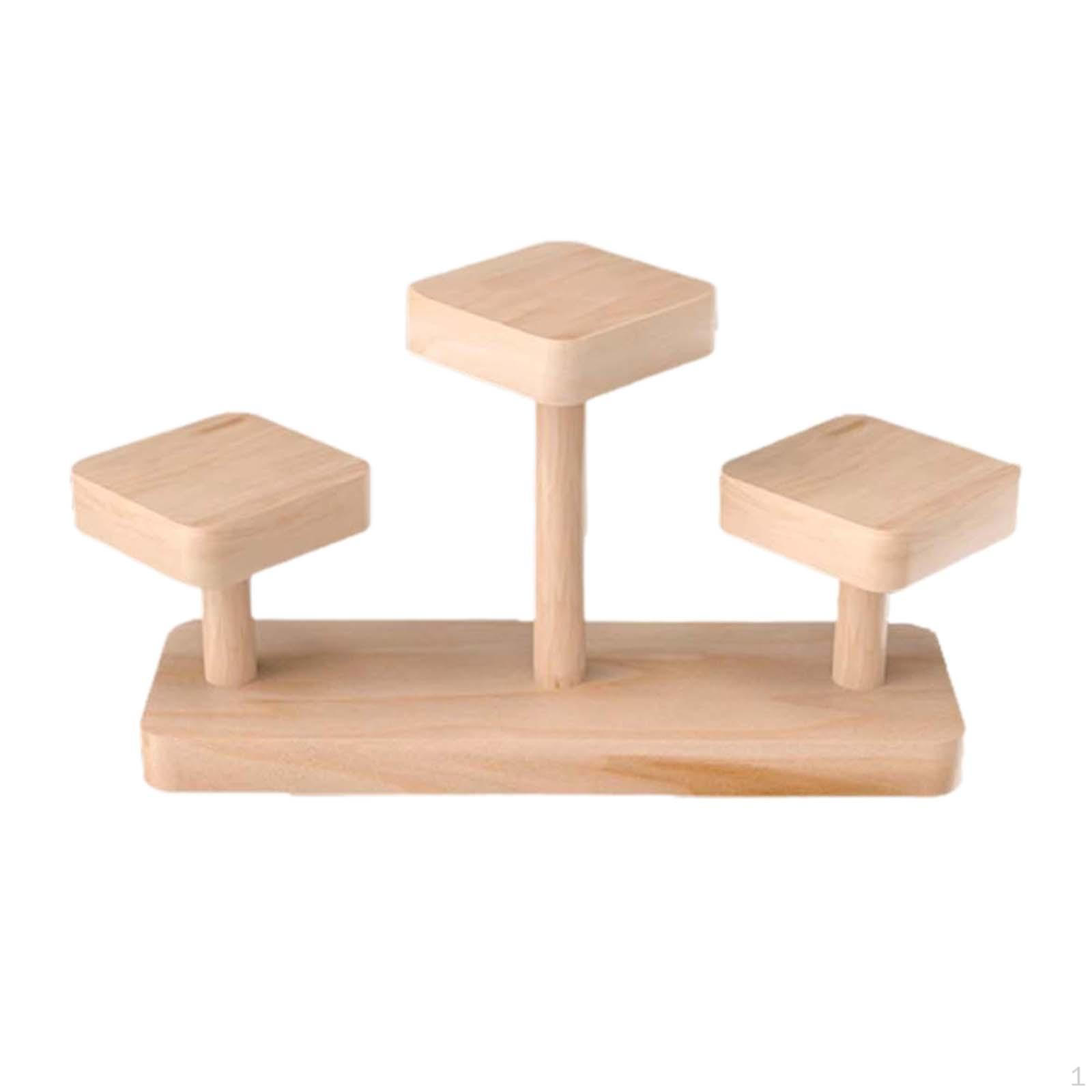 Элегантная деревянная подставка для ювелирных изделий и статуэток B
Элегантная деревянная подставка для ювелирных изделий и статуэток B