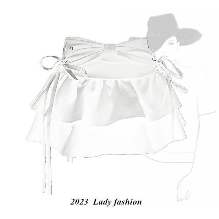 Korean bow strap pleated skirt pure desire Spice Girl a word high waist thin short skirt design sense summer culottes S белый
Korean bow strap pleated skirt pure desire Spice Girl a word high waist thin short skirt design sense summer culottes S белый