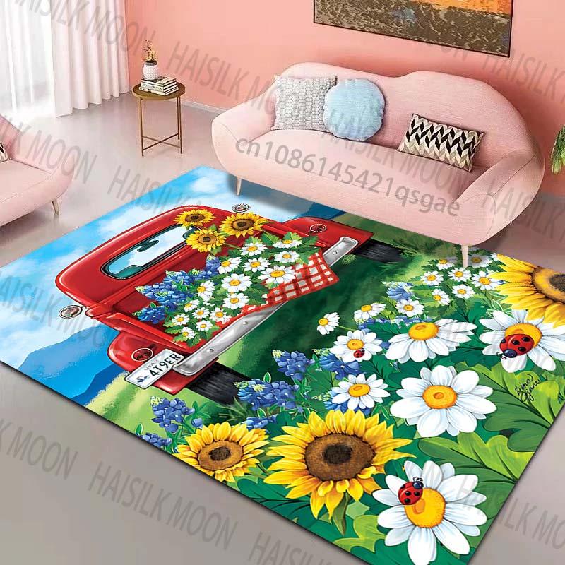 Multiple sizes Flowers in red truck Pattern Rug Carpets for Bedroom Living Room Sofa Mat Creative Door Mat Home Decor 40x60cm
Multiple sizes Flowers in red truck Pattern Rug Carpets for Bedroom Living Room Sofa Mat Creative Door Mat Home Decor 40x60cm
