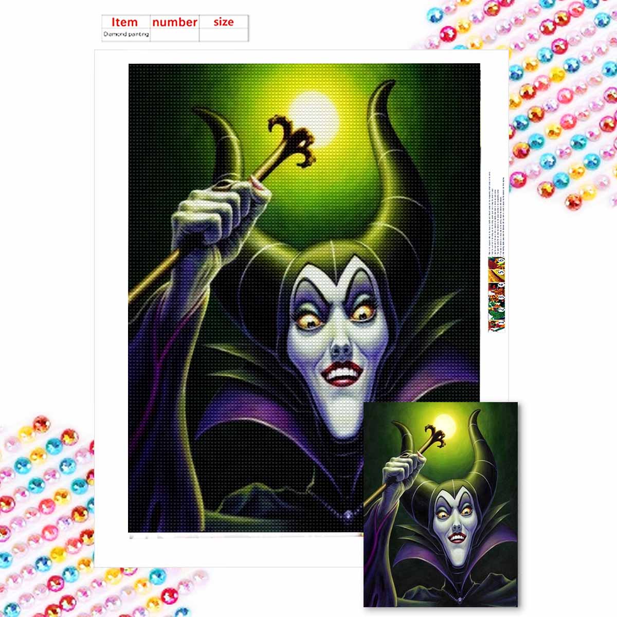 5D Алмазная Живопись Сделай Сам Злая Ведьма Полная Выкладка Стразы Мозаика Вышивка Изделия Ручной Работы Домашний Декор Подарок Round 20x30cm
5D Алмазная Живопись Сделай Сам Злая Ведьма Полная Выкладка Стразы Мозаика Вышивка Изделия Ручной Работы Домашний Декор Подарок Round 20x30cm