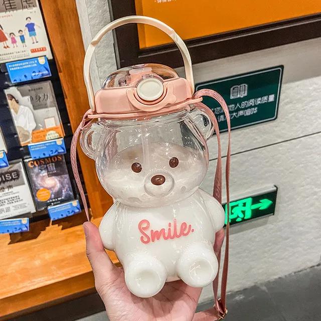 Чашка з милим ведмедиком Різноманітні режими від 800 мл до 1400 мл Стакан із соломинкою Kawaii Пляшка для води для дівчинки, дитини, відкритий чайник для пиття 1000ml to 1400ml
Чашка з милим ведмедиком Різноманітні режими від 800 мл до 1400 мл Стакан із соломинкою Kawaii Пляшка для води для дівчинки, дитини, відкритий чайник для пиття 1000ml to 1400ml