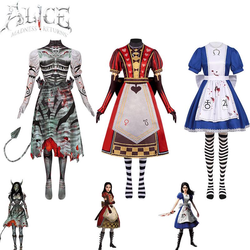New Dimension Alice s Mad Return Red Cosplay Costume for Women - One-Piece Style One Size
New Dimension Alice s Mad Return Red Cosplay Costume for Women - One-Piece Style One Size
