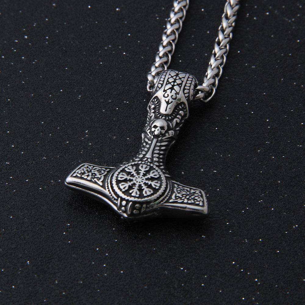 Ожерелье «Молот Тора» Оригинальный властный кулон унисекс из нержавеющей стали викингов Подарок парню Single Pendant
Ожерелье «Молот Тора» Оригинальный властный кулон унисекс из нержавеющей стали викингов Подарок парню Single Pendant