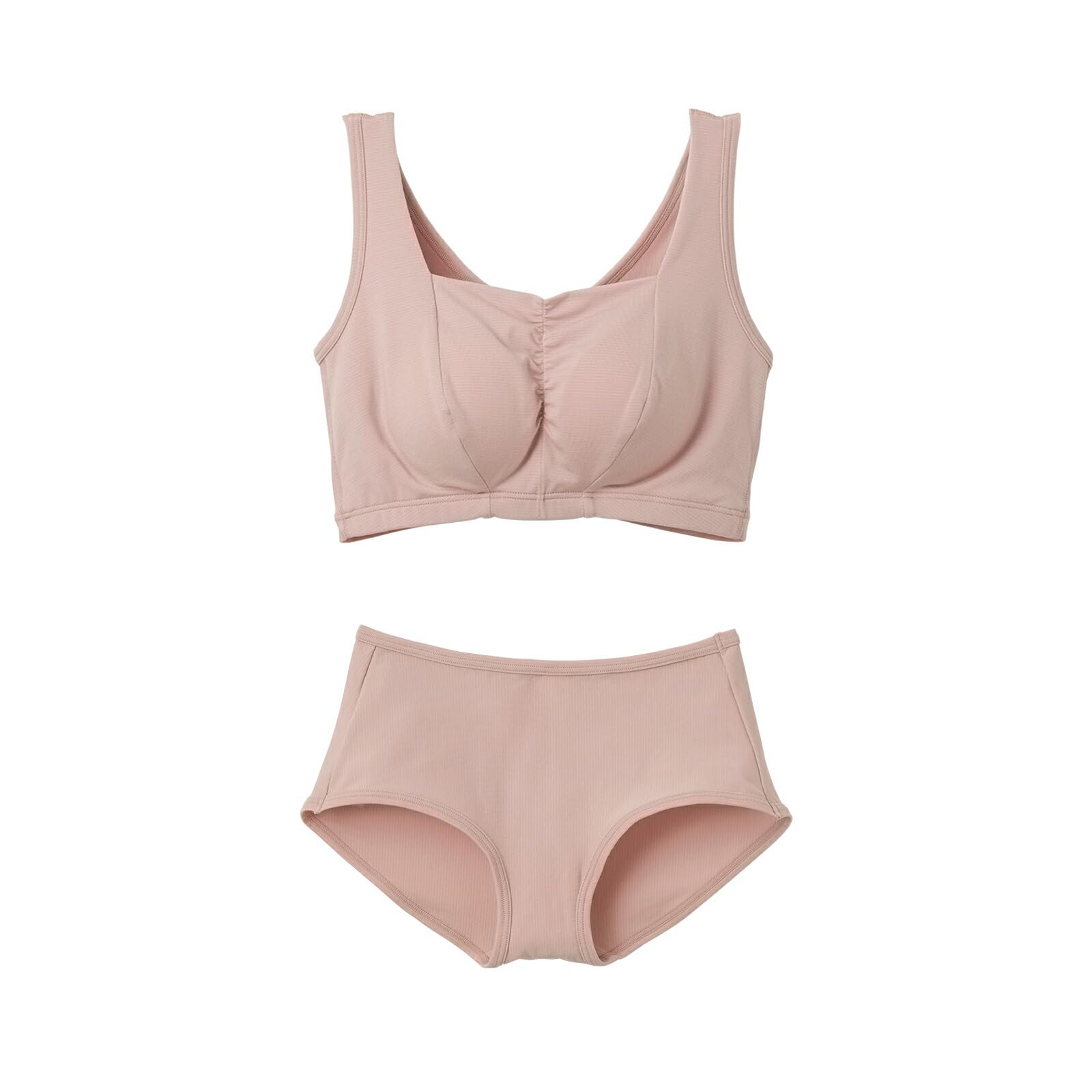 Venex Shirred Bra and Elasticless Panties Smoky Size L Women s (Padded) Set, Pink,
Venex Shirred Bra and Elasticless Panties Smoky Size L Women s (Padded) Set, Pink,