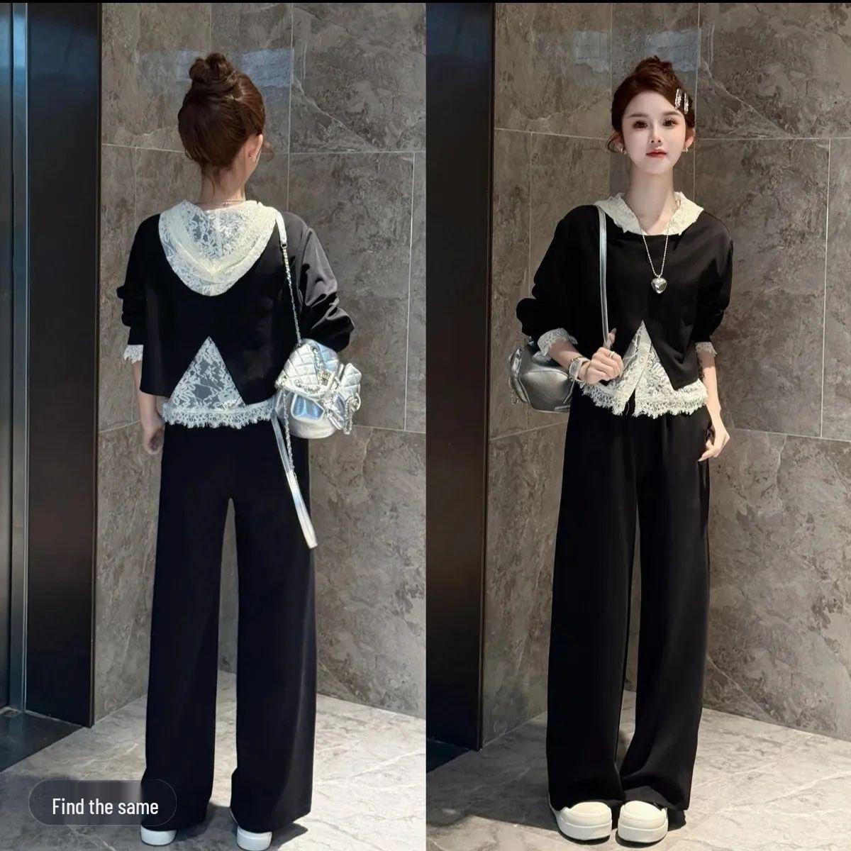 Korean Style Spring 2026 Women s Lace Hooded Skirt/Pants Set with Back Slit - Age-Reducing & Lazy Commute L (for 100-115 jin)
Korean Style Spring 2026 Women s Lace Hooded Skirt/Pants Set with Back Slit - Age-Reducing & Lazy Commute L (for 100-115 jin)