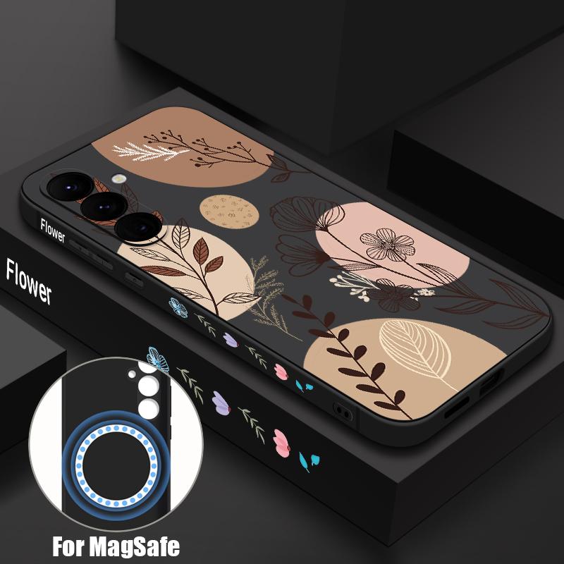 Vintage Floral Case For Samsung Galaxy S26 S25 Ultra S24 S23 FE S22 Plus S21 Built-in Metal Plate Magnetic Silicone Cover Samsung S22 Ultra
Vintage Floral Case For Samsung Galaxy S26 S25 Ultra S24 S23 FE S22 Plus S21 Built-in Metal Plate Magnetic Silicone Cover Samsung S22 Ultra
