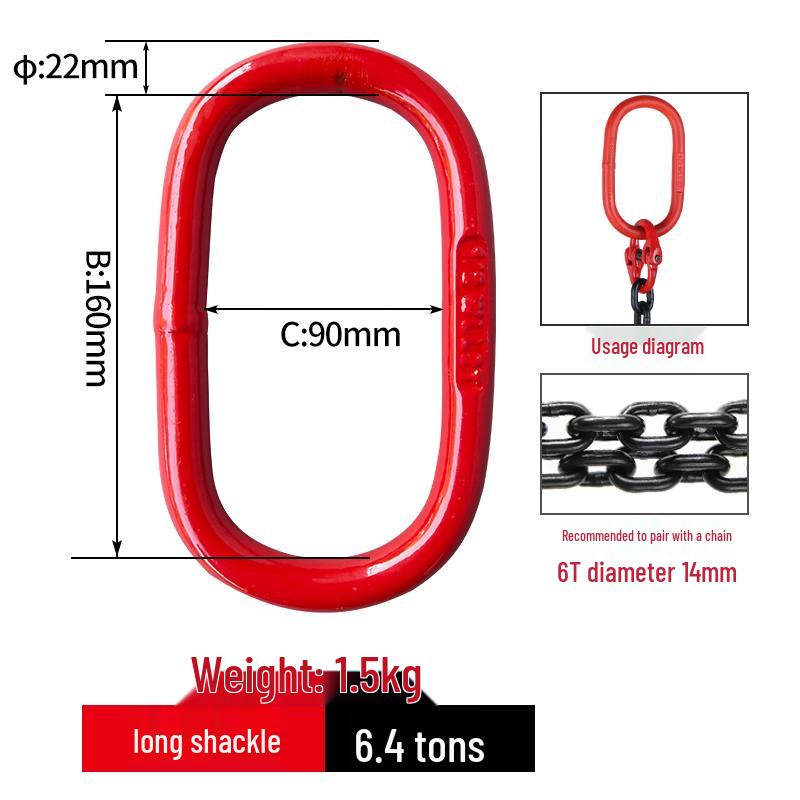 Heavy Duty Lifting Chain with Ring
Heavy Duty Lifting Chain with Ring