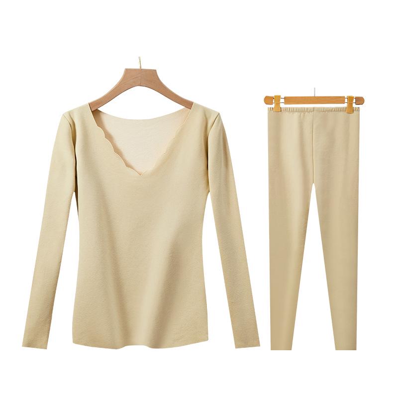 Women s Plus Size Self-Heating Double-Sided Velvet Long-Sleeve Top and Pants Set for Autumn and Winter 4XL (80-90 kg)
Women s Plus Size Self-Heating Double-Sided Velvet Long-Sleeve Top and Pants Set for Autumn and Winter 4XL (80-90 kg)