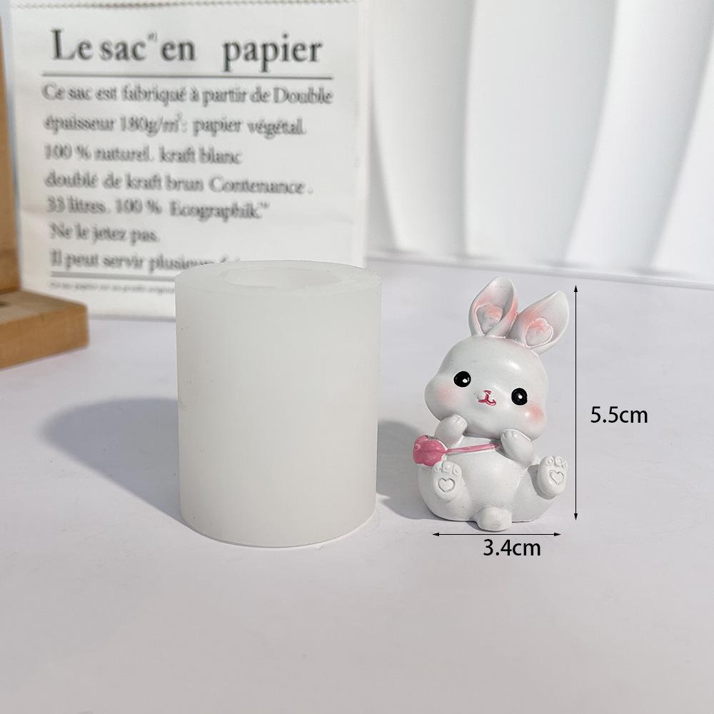 3D Bunny Aromatherapy Candle Silicone Mold Rabbit Cake Mold Cute Mini White Rabbit Ice Tray Chocolate Baking Silicone Mold
3D Bunny Aromatherapy Candle Silicone Mold Rabbit Cake Mold Cute Mini White Rabbit Ice Tray Chocolate Baking Silicone Mold