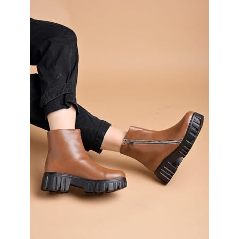 Shoetopia Smart Casual Side Chain Detailed Tan Boots For Women & Girls /Eu39 6 UK дубильна кора
Shoetopia Smart Casual Side Chain Detailed Tan Boots For Women & Girls /Eu39 6 UK дубильна кора