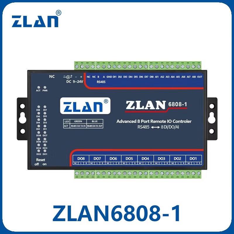 ZLAN Industrial Remote IO Module
ZLAN Industrial Remote IO Module