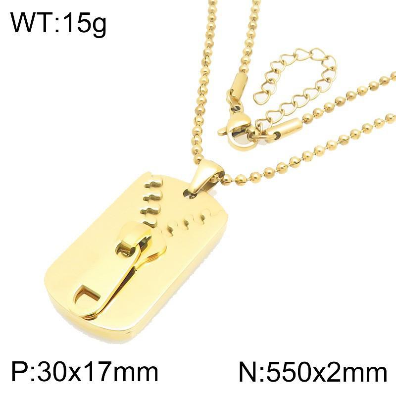 Simple Design Three-dimensional Zipper, Military Brand Necklace, Men s and Women s Couples Trendy Jewelry 2026 55CM
Simple Design Three-dimensional Zipper, Military Brand Necklace, Men s and Women s Couples Trendy Jewelry 2026 55CM