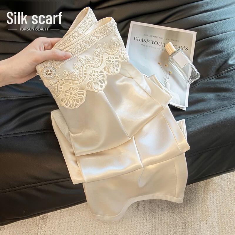 Women s Lace-Trim Drapey Wide-Leg Casual Pants L
Women s Lace-Trim Drapey Wide-Leg Casual Pants L