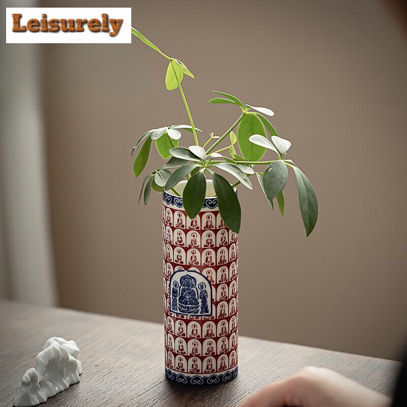Thousand Buddha White Porcelain Vase Retro Ornaments for Home Cachepot Plant Pot Basket Household Flowerpot Tea Ceremony Gift
Thousand Buddha White Porcelain Vase Retro Ornaments for Home Cachepot Plant Pot Basket Household Flowerpot Tea Ceremony Gift
