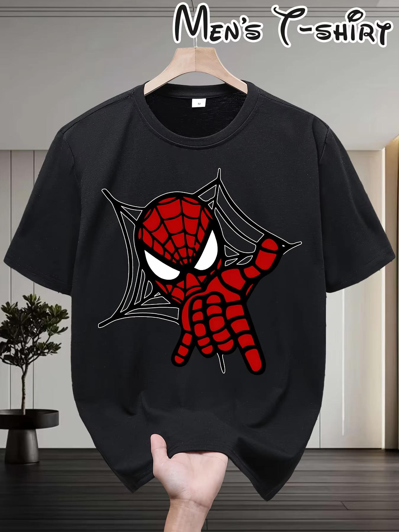 2026 new Marvel SpiderMan Tshirt Men Summer Oversized Tee Cute Cartoon Web Graphic Print Short Sleeve Streetwear High quality S
2026 new Marvel SpiderMan Tshirt Men Summer Oversized Tee Cute Cartoon Web Graphic Print Short Sleeve Streetwear High quality S