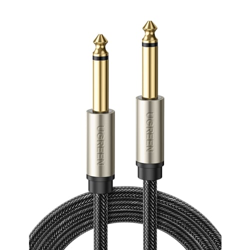 UGREEN 6.35mm Monaural Cable Standard Plug Male to Male for connecting mixers, guitars, amplifiers, speakers, etc. 1M
UGREEN 6.35mm Monaural Cable Standard Plug Male to Male for connecting mixers, guitars, amplifiers, speakers, etc. 1M