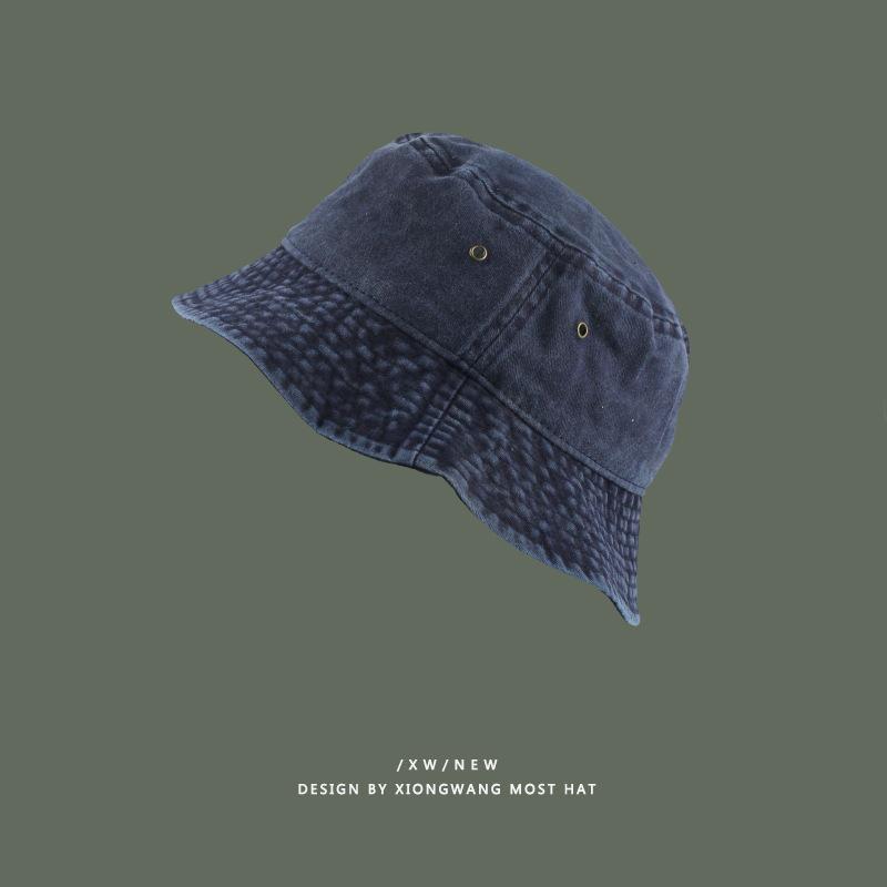 Vintage Hong Kong-style washed denim fisherman hat Couple s Fashion Vintage Style Internet Celebrity Breathable solid color thin style for spring and M(55-57cm) темно-синього кольору
Vintage Hong Kong-style washed denim fisherman hat Couple s Fashion Vintage Style Internet Celebrity Breathable solid color thin style for spring and M(55-57cm) темно-синього кольору