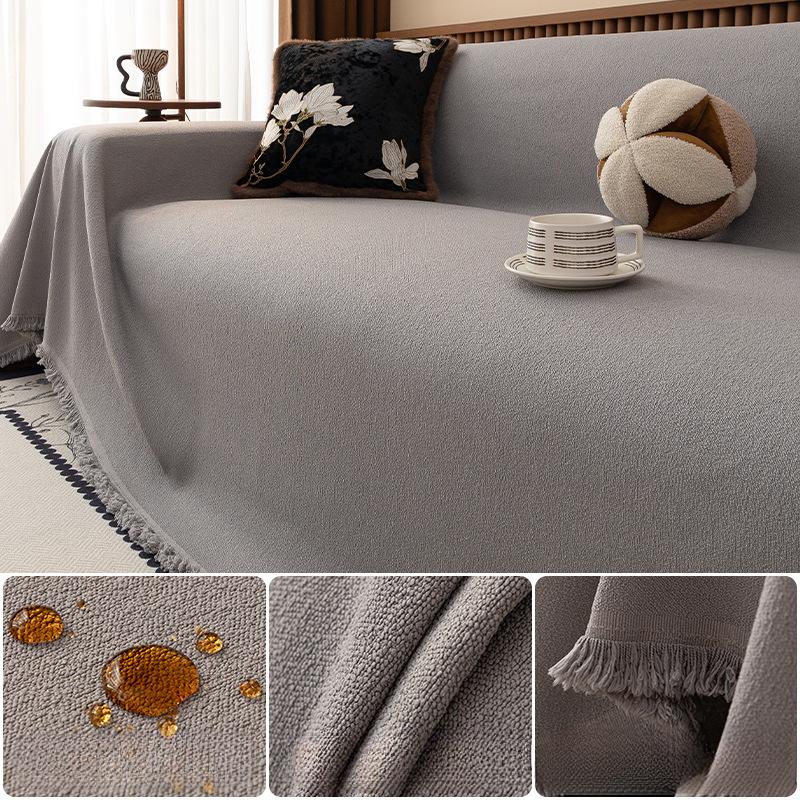 Водонепроницаемый плед для питомца Однотонный Водонепроницаемые Чехлы для дивана Цельный стиль Подушка для сиденья дивана для питомца Устойчивый к царапинам и прочный Большой размер Плед для дивана 180 * 230cm