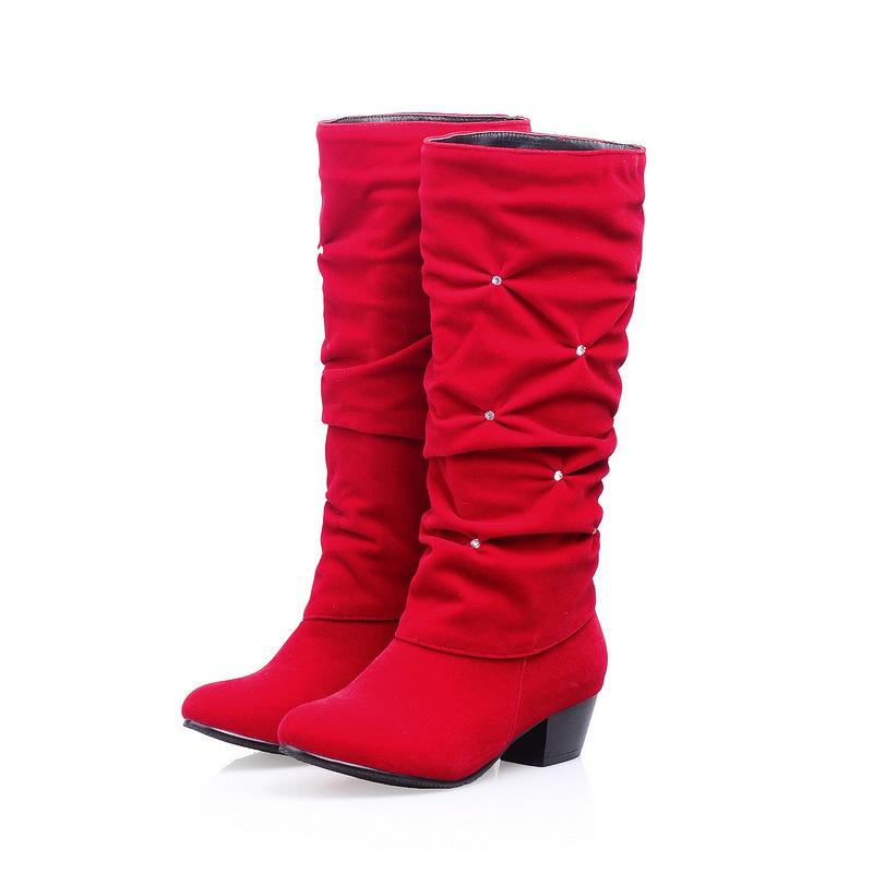 Autumn and winter stylish and simple versatile medium tube knight boots rhinestone sleeve square heel medium heel women s boots knee boots 37
Autumn and winter stylish and simple versatile medium tube knight boots rhinestone sleeve square heel medium heel women s boots knee boots 37