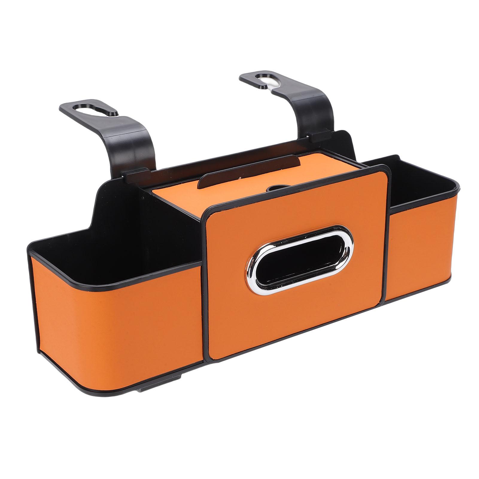 Car Back Seat with Cup Holder Multifunctional Headrest Tissue Holder Storage Box with Hooks for Car Travel Accessories
Car Back Seat with Cup Holder Multifunctional Headrest Tissue Holder Storage Box with Hooks for Car Travel Accessories