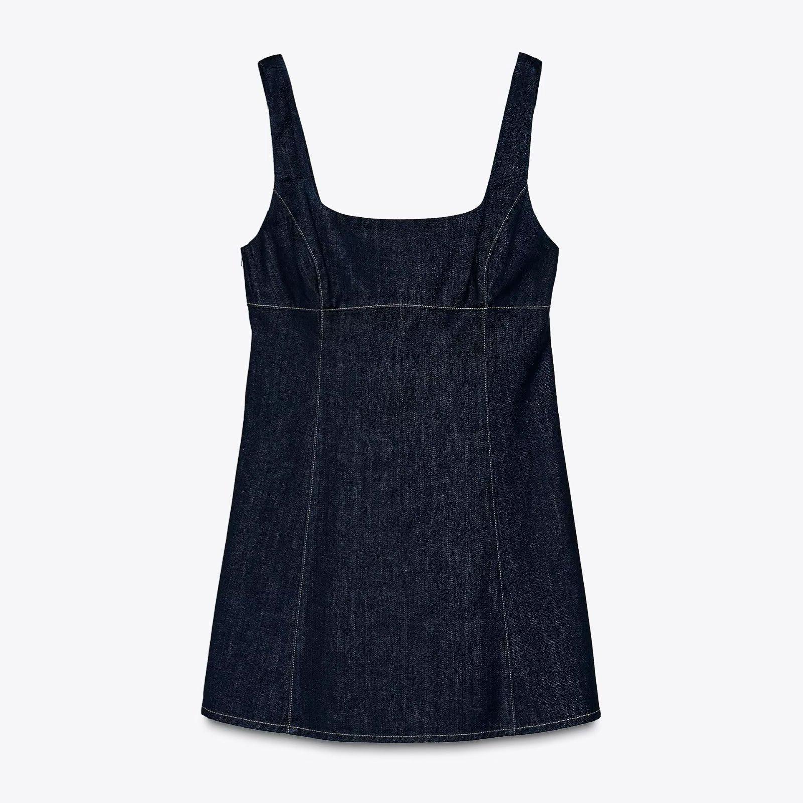 TAOP&ZA Women s European-American Style Slimming Denim Dress - Spring/Summer Collection L темно-синього кольору
TAOP&ZA Women s European-American Style Slimming Denim Dress - Spring/Summer Collection L темно-синього кольору