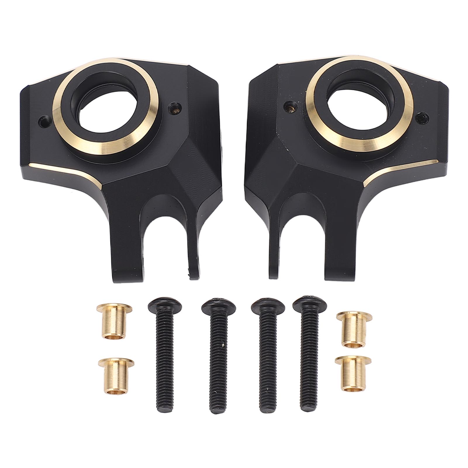 2 Pcs RC Front Axle Steering Knuckle Black Brass RC Front Steering Cup for SCX10 II AR44
2 Pcs RC Front Axle Steering Knuckle Black Brass RC Front Steering Cup for SCX10 II AR44