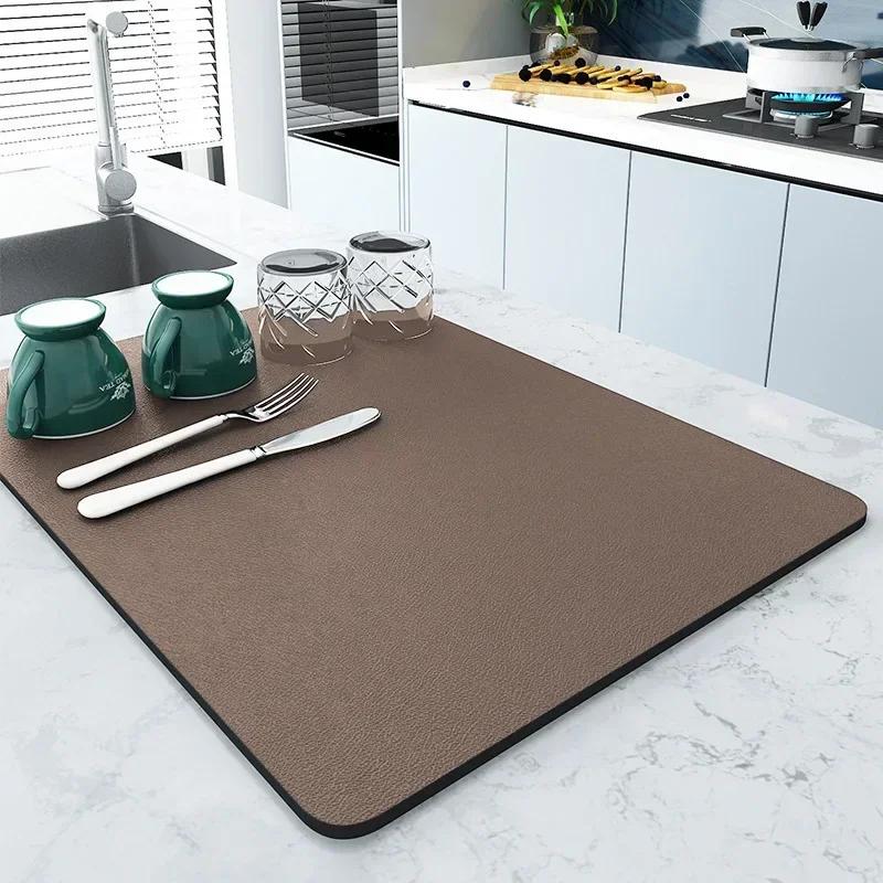 Quick Dry Absorbent Mat Large Size Kitchen Coffee Dish Draining Pad Bathroom Faucet Drying Placemat 20 30cm кофейный
Quick Dry Absorbent Mat Large Size Kitchen Coffee Dish Draining Pad Bathroom Faucet Drying Placemat 20 30cm кофейный